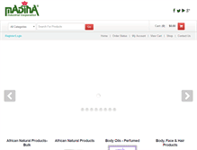 Tablet Screenshot of madinaonline.com